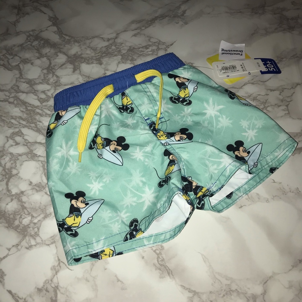Mickey Mouse Swim Trunks